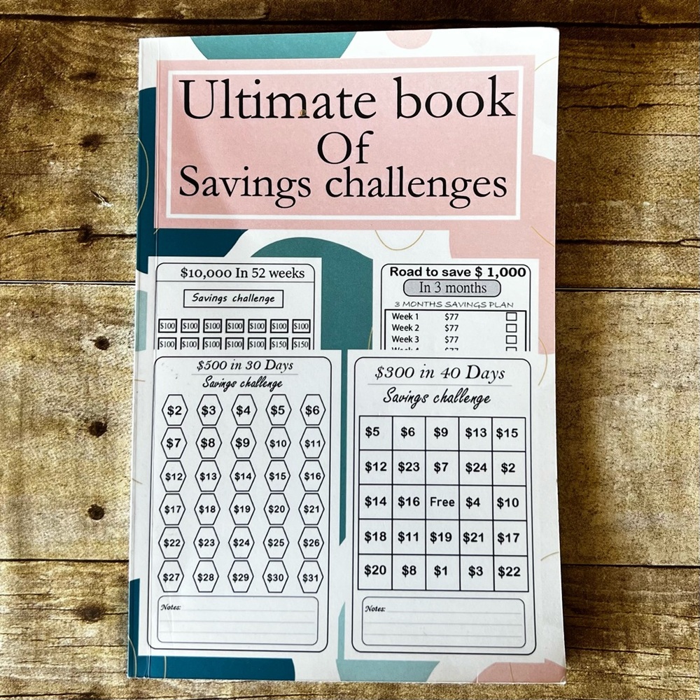 Ultimate Book of Savings Challenges Budget Tracker Paperback ISBN‎ 9798401630872